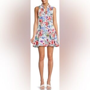 Amanda Uprichard Connolly Floral A Line Mini Dress, Size Medium